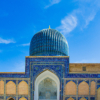 Samarcanda: l’ingresso al Mausoleo di Gur-e-Amir